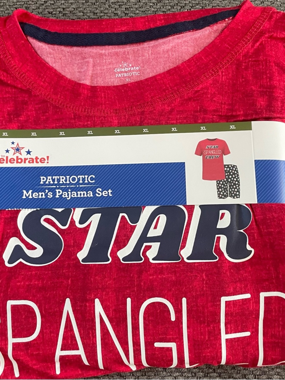 NWT Men's Patriotic Pajamas